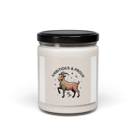 Ambitious & Proud Capricorn Candle, Soy Zodiac Candle | Goat Constellation