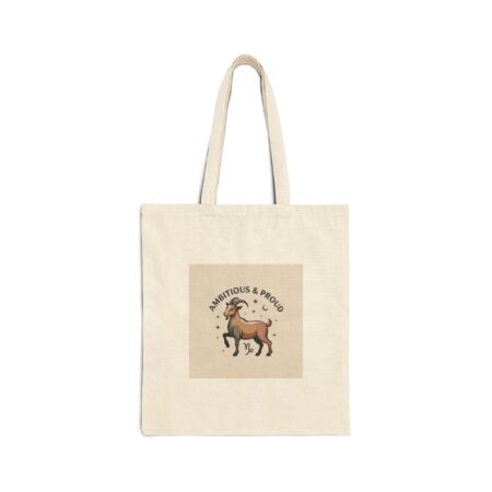 Capricorn Goat Constellation Tote | Zodiac Capricorn Canvas Tote
