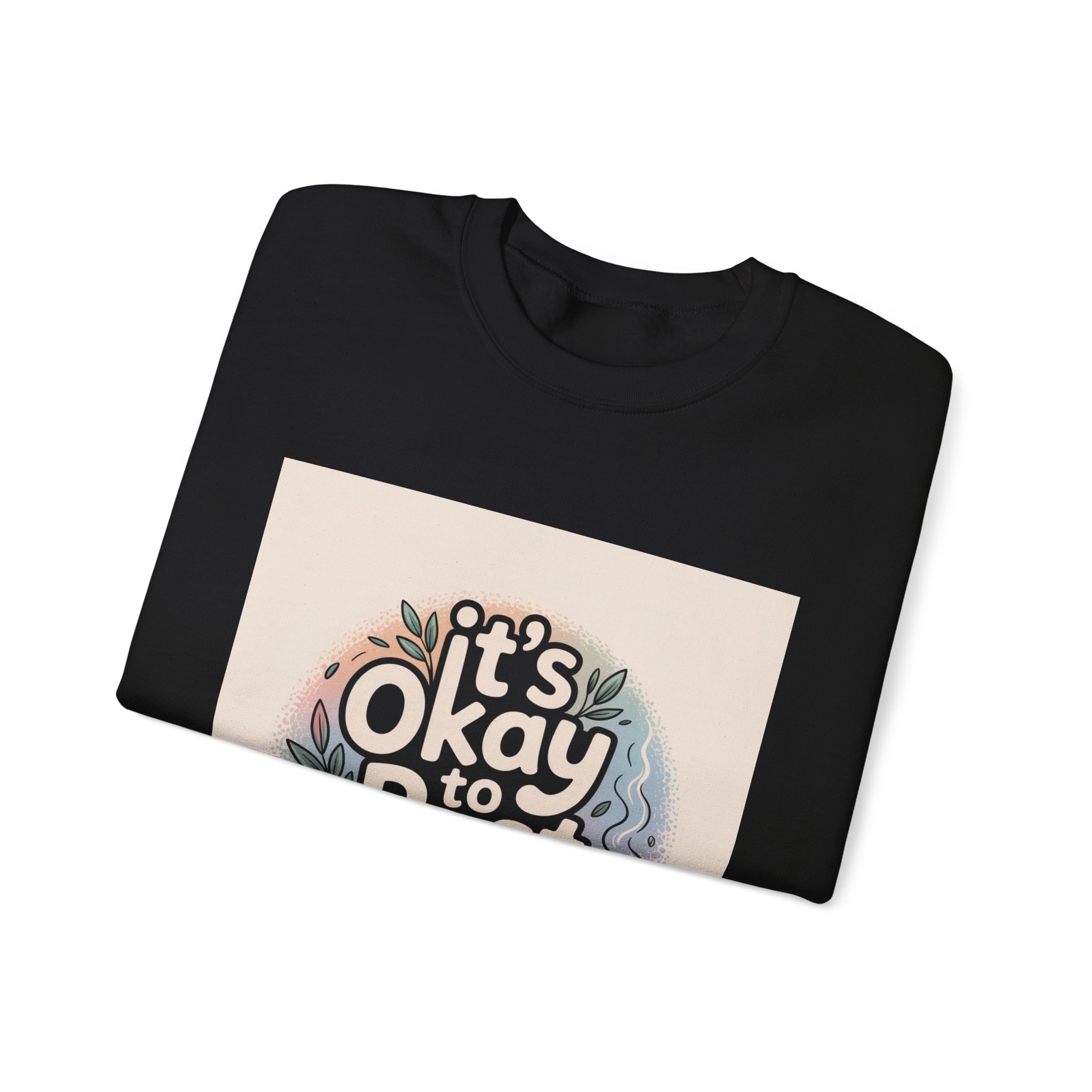 It’s Okay to Rest Sweatshirt | holiday burnout, introvert battery - Image 7