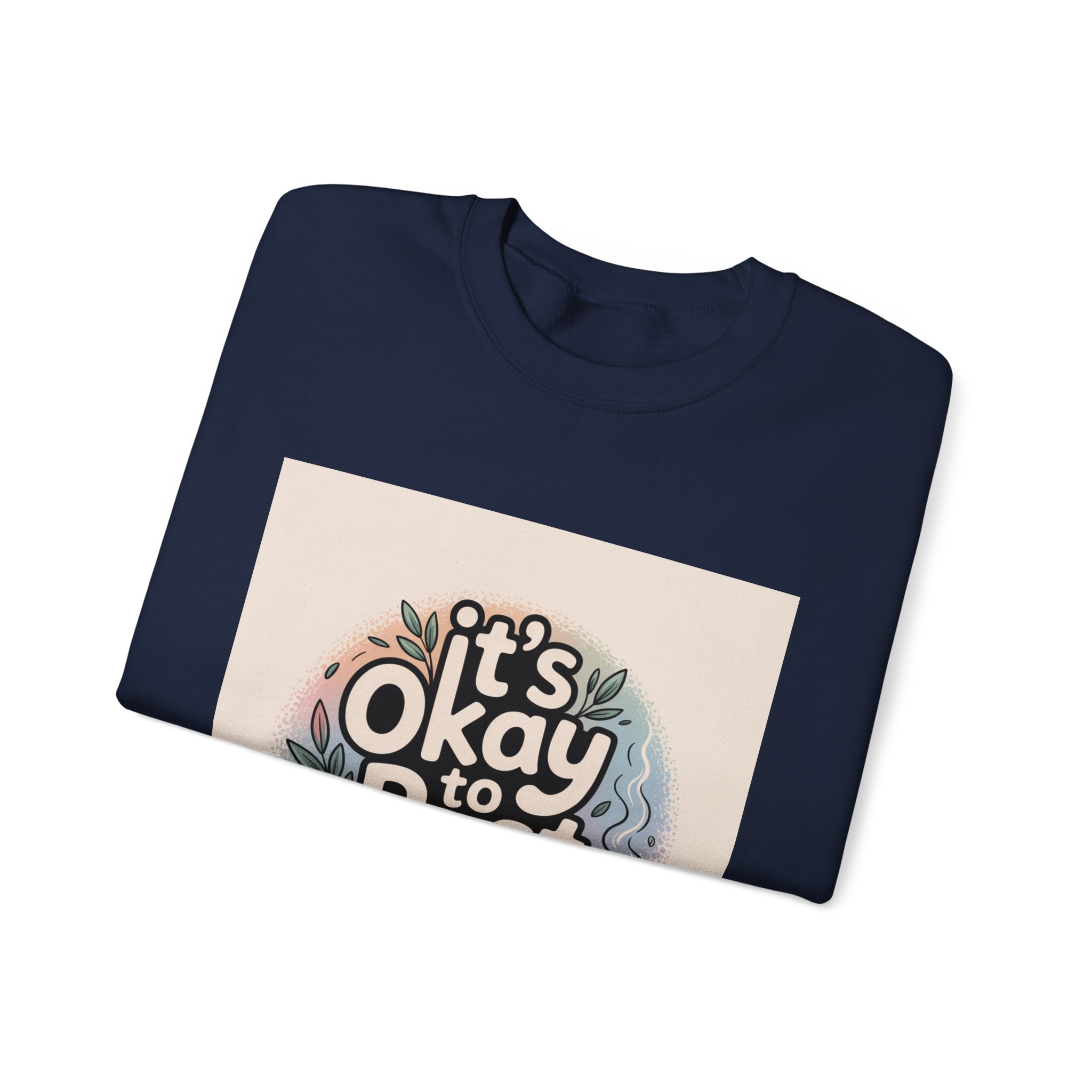 It’s Okay to Rest Sweatshirt | holiday burnout, introvert battery - Image 19